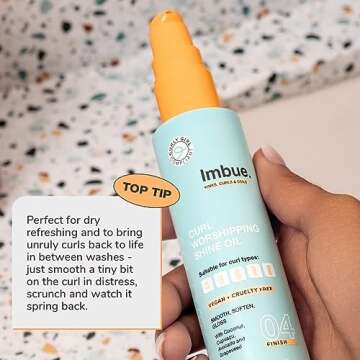 Imbue Curl Nourishment Oil - Vegan, Curly-Girl Friendly