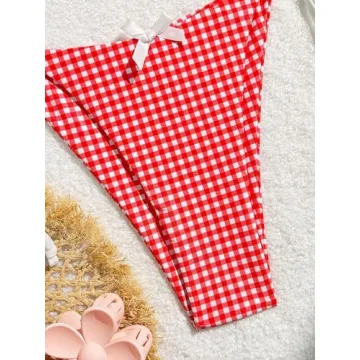 Trendy Falainetee Women's High Waisted Bikini Set