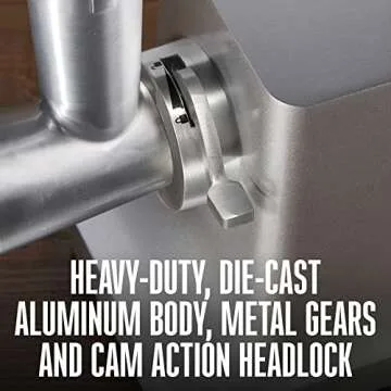 Weston Electric Meat Grinder 1 HP, 750 Watt, Grinds 4 lbs