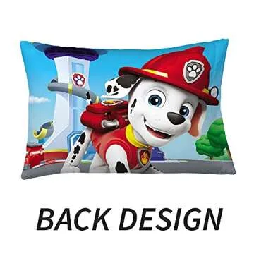 Franco Kids Bedding Super Soft Microfiber Reversible Pillowcase, 20 in x 30 in, Paw Patrol (Prints m...