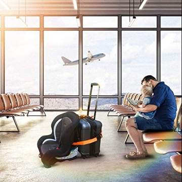 Car Seat Belt Travel Strap for Luggage & Car Seats