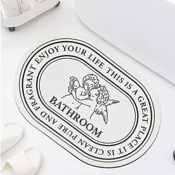 Chic Absorbent Bosap Bath Mat for Stylish Homes