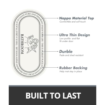 Chic Absorbent Bosap Bath Mat for Stylish Homes