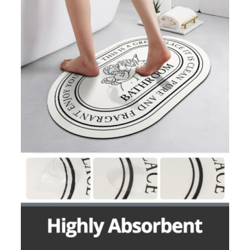 Chic Absorbent Bosap Bath Mat for Stylish Homes