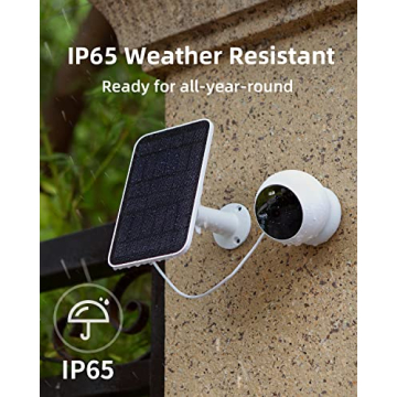 Noorio 1080p Wireless Security Camera with Solar Panel