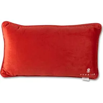 FURBISH Handmade Needlepoint Decorative Throw Pillow - This is a Horrible Idea - 9" x 15" - Small Embroidered Accent Pillow for Bed, Chair, Couch, Sofa - Aesthetic Room Decor