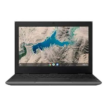 Lenovo 100E Chromebook 2ND Gen Laptop, 11.6" HD (1366 X 768) Display, MediaTek MT8173C Processor, 4GB LPDDR3 RAM, 16GB eMMC TLC SSD, Powervr GX6250, Chrome OS, 81QB000AUS, Black