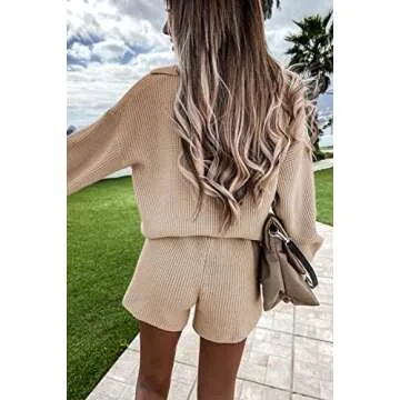 PRETTYGARDEN Women's Cozy Two Piece Sweater Set 2024