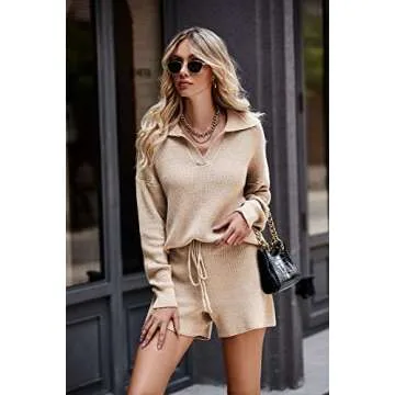 PRETTYGARDEN Women's Cozy Two Piece Sweater Set 2024