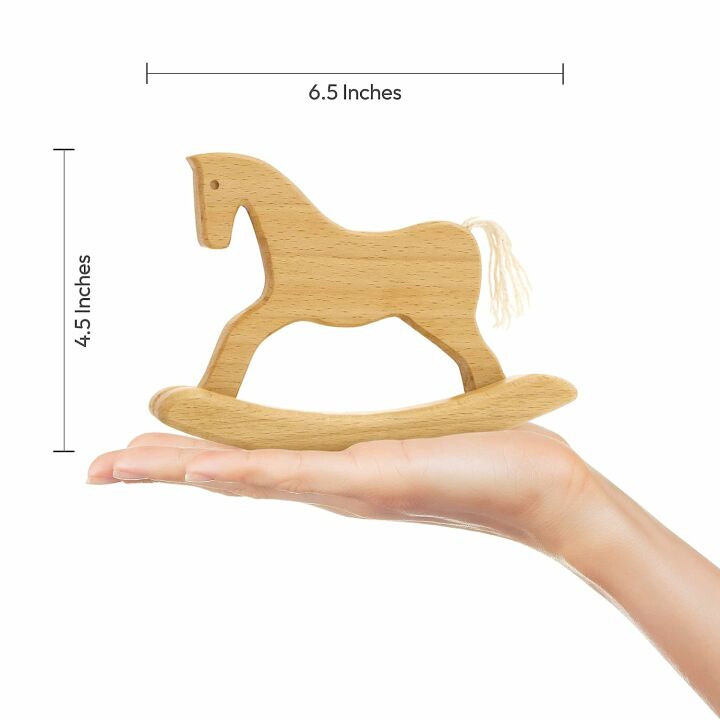 Engraved Wooden Horse Gift for Babies & Toddlers