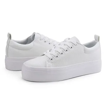 JABASIC Women's Stylish Comfortable Platform Sneakers