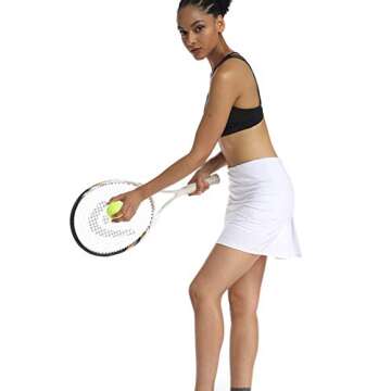 Ultrafun Women's Active Skort with Pockets and Shorts
