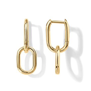 PAVOI 14K Gold Convertible Link Earrings | Stylish & Sustainable