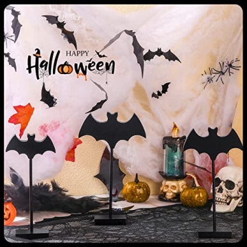 Shellwei Halloween Wooden Bat Table Decor for Parties