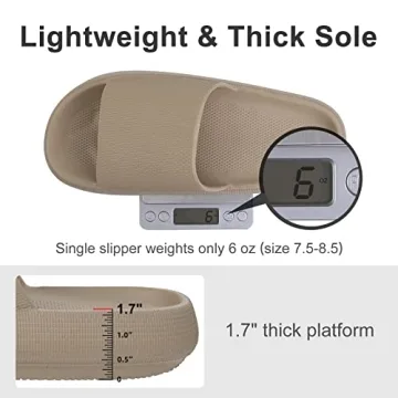 shevalues Pillow Soft Slide Sandals - Non-Slip Comfort Shoes