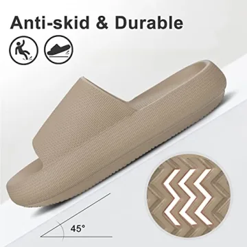 shevalues Pillow Soft Slide Sandals - Non-Slip Comfort Shoes
