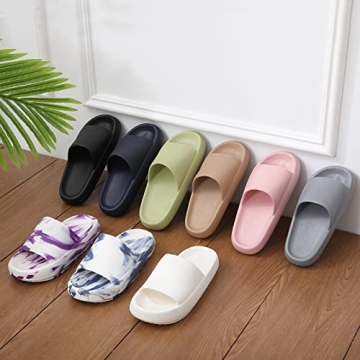 shevalues Pillow Soft Slide Sandals - Non-Slip Comfort Shoes
