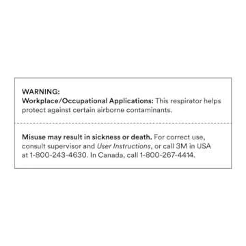 3M P100 Performance Mold & Lead Paint Removal Respirator, Medium Size, NIOSH-APPROVED P100 Rated Filter, Carbon Layer Helps Reduce Odor Nuisance, Lightweight, Adjustable Head Straps (6297P1-DC)