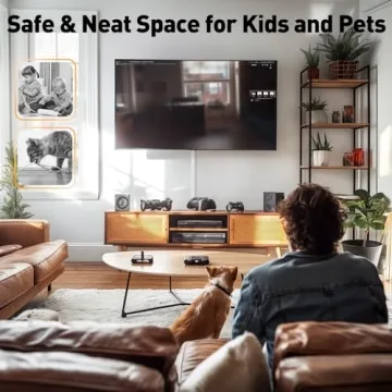 Delamu Cord Hider - 62.8in Cable Management Solution