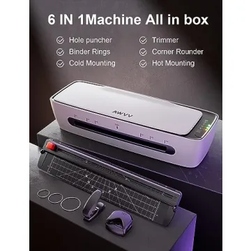 6-in-1 Laminator Machine for Easy Home Office Use