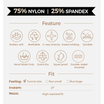 Aoxjox Trinity High Waisted Yoga Pants with Pockets