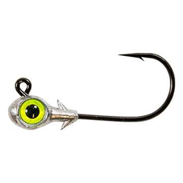 Z-MAN Fishing Trout Eye Jighead Lures 1/4 oz 3 Pack with 3D Eyes