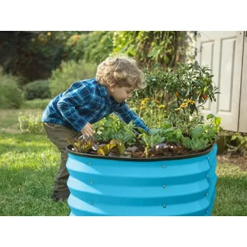 Durable Raised Garden Bed 4x2 ft with Galvanized Metal