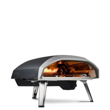 Ooni Koda 16 Gas Pizza Oven - Essentials Pizza Oven Bundle - Includes 14" Perforated Pizza Peel