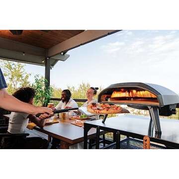 Ooni Koda 16 Gas Pizza Oven - Essentials Pizza Oven Bundle - Includes 14" Perforated Pizza Peel