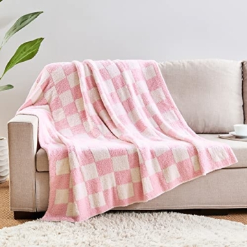 CozeCube Ultra Soft Checkered Blanket for Every Home