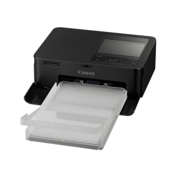 Canon SELPHY CP1500 Compact Photo Printer, Portable Photo Printer, Instant Photo Printer, Mobile Friendly, AirPrint, Black