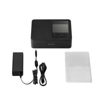 Canon SELPHY CP1500 Compact Photo Printer, Portable Photo Printer, Instant Photo Printer, Mobile Friendly, AirPrint, Black