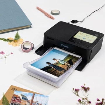 Canon SELPHY CP1500 Compact Photo Printer, Portable Photo Printer, Instant Photo Printer, Mobile Friendly, AirPrint, Black