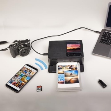 Canon SELPHY CP1500 Compact Photo Printer, Portable Photo Printer, Instant Photo Printer, Mobile Friendly, AirPrint, Black