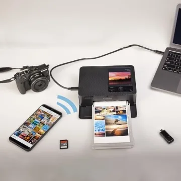 Canon SELPHY CP1500 Compact Photo Printer, Portable Photo Printer, Instant Photo Printer, Mobile Friendly, AirPrint, Black