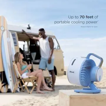 Shark FlexBreeze HydroGo Fan - Ultra-powerful & Portable