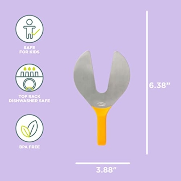 Chef'n Peachster Peach Pitter - Effortless Stone Fruit Task