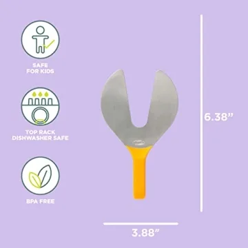 Chef'n Peachster Peach Pitter - Effortless Stone Fruit Task