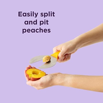 Chef'n Peachster Peach Pitter - Effortless Stone Fruit Task