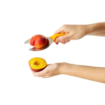 Chef'n Peachster Peach Pitter - Effortless Stone Fruit Task