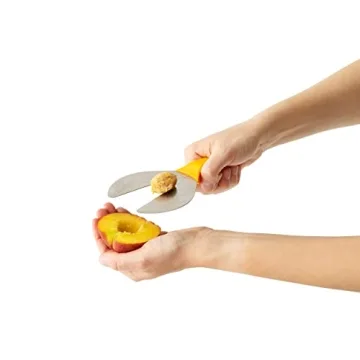 Chef'n Peachster Peach Pitter - Effortless Stone Fruit Task
