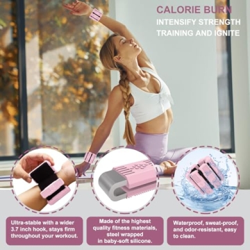 Adjustable 2 lb Wrist and Ankle Weights for Enhanced Workouts