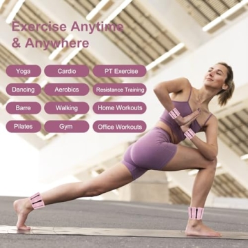 Adjustable 2 lb Wrist and Ankle Weights for Enhanced Workouts