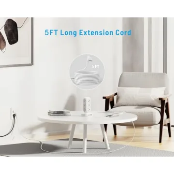 Tower Surge Protector Power Strip with 12 Outlets & 8 USB Ports