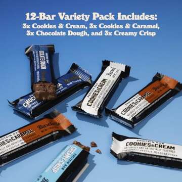 Barebells Protein Bars Variety Pack 2 - Nutritious, Delicious Snack
