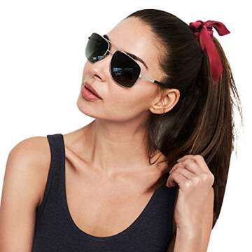 Chiffon Silk Scrunchies Set - 18 Colorful Bow Ponytail Holders