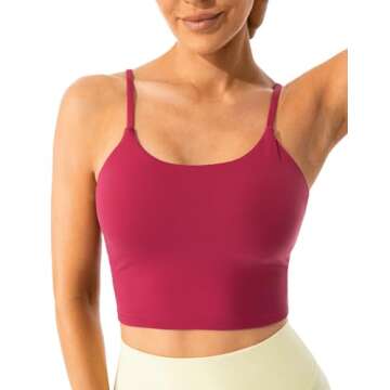 Lavento Longline Sports Bra for Yoga and Everyday Comfort