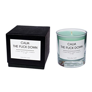 Shop Baesic Supplies Calm The Fuck Down Soy Candle
