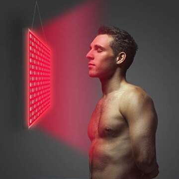 Allisable 45W Red LED Light Therapy Panel, Deep Red 660nm and Near Infrared 850nm LED Light Therapy Combo - FDA Registered