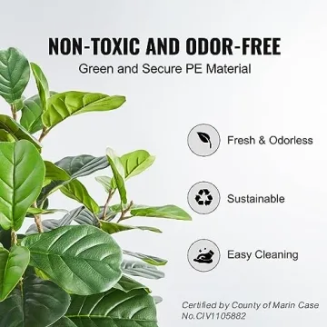 VEVOR Artificial Fiddle Leaf Fig Tree for Home and Office